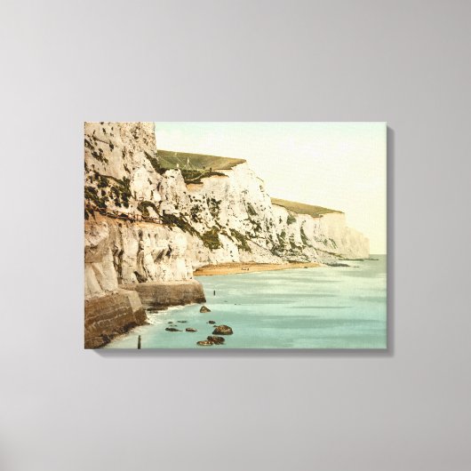 White Cliffs of Dover, Kent, England Canvas Afdruk (Voorkant)