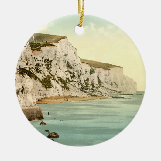 White Cliffs of Dover, Kent, England Keramisch Ornament (Voorkant)