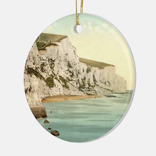 White Cliffs of Dover, Kent, England Keramisch Ornament (Links)