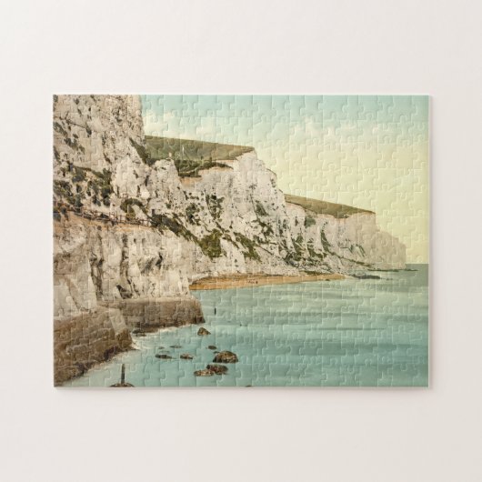 White Cliffs of Dover, Kent, England Legpuzzel (Horizontaal)