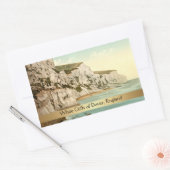 White Cliffs of Dover, Kent, England Rechthoekige Sticker (Envelop)