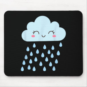 White Cloud Rain Drop Kostuum Kerst Halloween Muismat