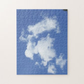 White Cloud Shapes Jigzaag Puzzle Legpuzzel (Verticaal)