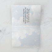 White Cloud Sympathy Kaart (Binnen)