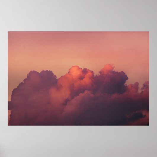 WHITE CLOUDS AND BLUE SKY POSTER (Voorkant)