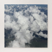 White Clouds Blue Sky Patroon Legpuzzel (Verticaal)