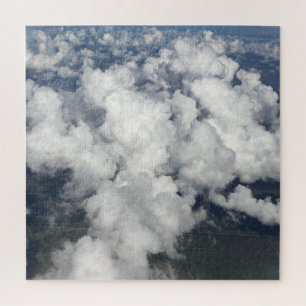 White Clouds Blue Sky Patroon Legpuzzel