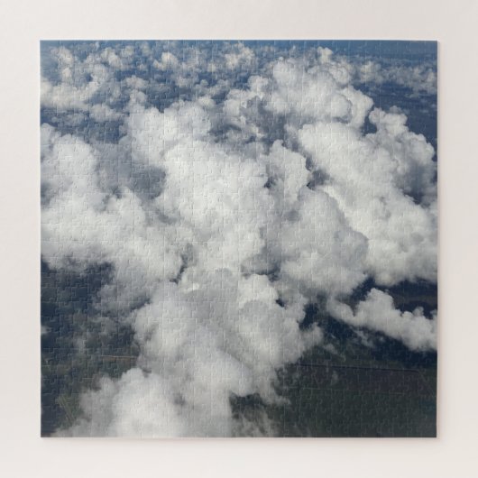 White Clouds Blue Sky Patroon Legpuzzel (Verticaal)