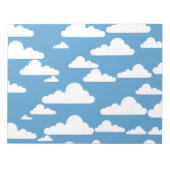 WHITE CLOUDS NOTITIEBLOK (Voorkant)