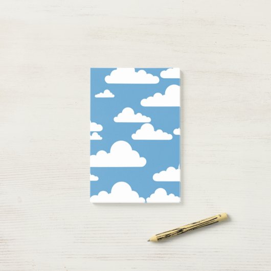 WHITE CLOUDS POST-IT® NOTES (Op bureau)