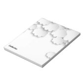 White Clouds Sky Dreamweaver 3D Paper Cuts Notitieblok (Linkerzijde)