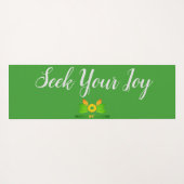 White Clover Geometric Pattern Yoga Mat (Achterkant (horizontaal))