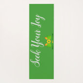 White Clover Geometric Pattern Yoga Mat (Achterkant)