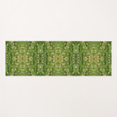 White Clover Geometric Pattern Yoga Mat (Voorkant (horizontaal))