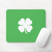White Clover Leaf Mousepad Muismat (Met muis)