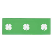White Clover Leaf Name Tag (Voorkant)