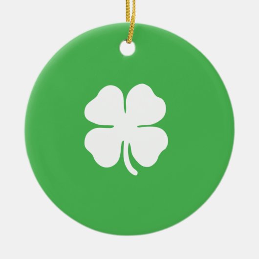 White Clover Leaf Ornament (Voorkant)