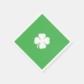 White Clover Leaf Paper Napkins Servet (Hoek)