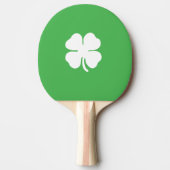 White Clover Leaf Ping Pong Paddle Tafeltennisbatje (Voorkant)