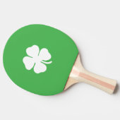 White Clover Leaf Ping Pong Paddle Tafeltennisbatje (Zijkant)
