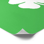 White Clover Leaf Poster (Hoek)