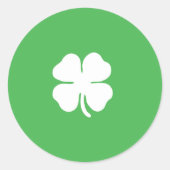 White Clover Leaf Sticker (Voorkant)