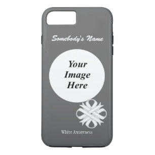 White Clover Ribbon Tmpl van Kenneth Yoncich Case-Mate iPhone Case