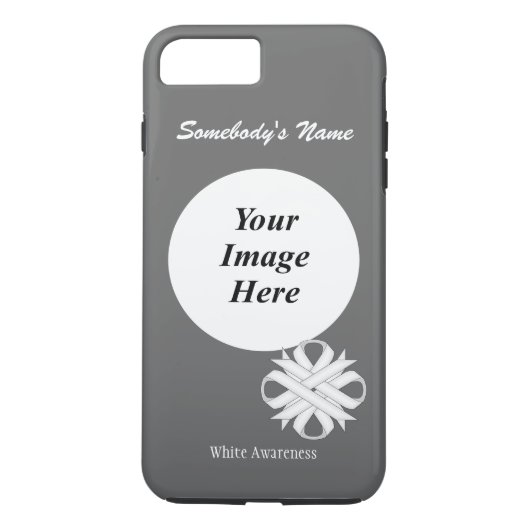 White Clover Ribbon Tmpl van Kenneth Yoncich Case-Mate iPhone Case (Achterkant)