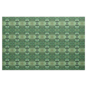 White Clover, Shamrock Pattern, Fabric Stof