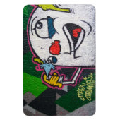 White clown magneet (Verticaal)