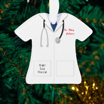 White Coat Blue Shirt Doctor Professional