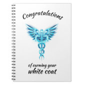 White Coat Ceremonie Kristal Medisch  Notitieboek (Voorkant)