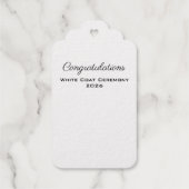 White Coat Ceremony Gefeliciteerd Doctor Cadeaulabels (Achterkant)