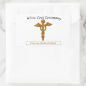 White Coat Ceremony Gold Medical, Custom Stickers (Tas)