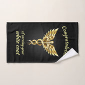 White Coat Ceremony Gold Medical Handdoek (Handdoek)