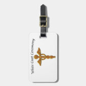 White Coat Ceremony Gold Medical, Label Bagagelabel (Voorkant verticaal)