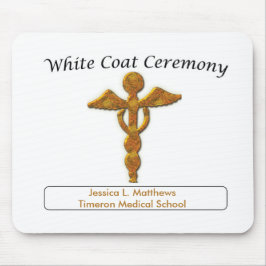 White Coat Ceremony Gold Medical, Mousepad Muismat