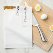 White Coat Ceremony Gold Medical, Pillow, Towel Theedoek (Quarter Fold)