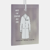 White Coat Ceremony Keepomwille Arts Doctor Glas Ornament (Voorkant Rechts)