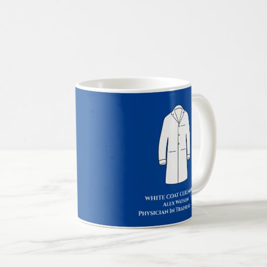 White Coat Ceremony Keepomwille Arts Doctor Koffiemok (Voorkant rechts)