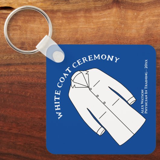 White Coat Ceremony Keepomwille Arts Doctor Sleutelhanger (Voorkant)