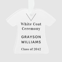 White Coat Ceremony Medical Ornament
