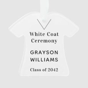 White Coat Ceremony Medical Ornament