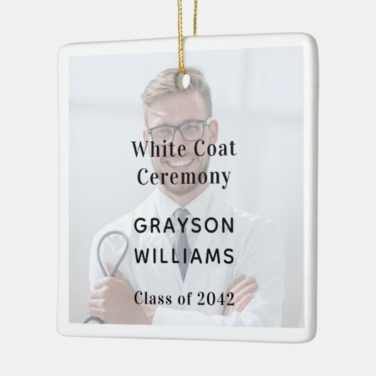 White Coat Ceremony Medical Ornament (Links)