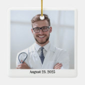 White Coat Ceremony Medical Ornament (Achterkant)