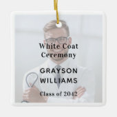 White Coat Ceremony Medical Ornament (Voorkant)