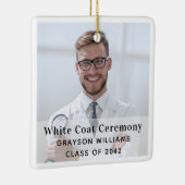 White Coat Ceremony Medical Photo Ornament (Rechts)