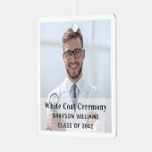White Coat Ceremony Medical Photo Ornament (Voorkant links)