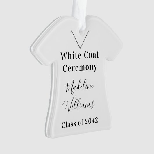 White Coat Ceremony Ornament (voorkant)