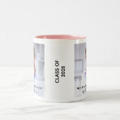 White Coat Ceremony Photo Name Date Tweekleurige Koffiemok (Center)